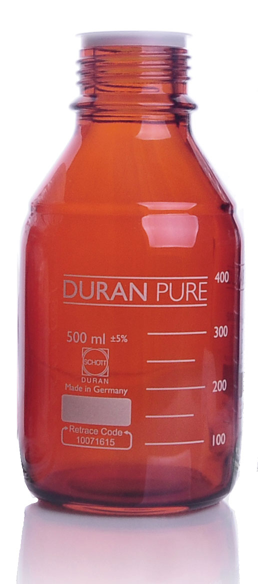 DURAN PURE Bottle Amber GL45 10L - Click Image to Close