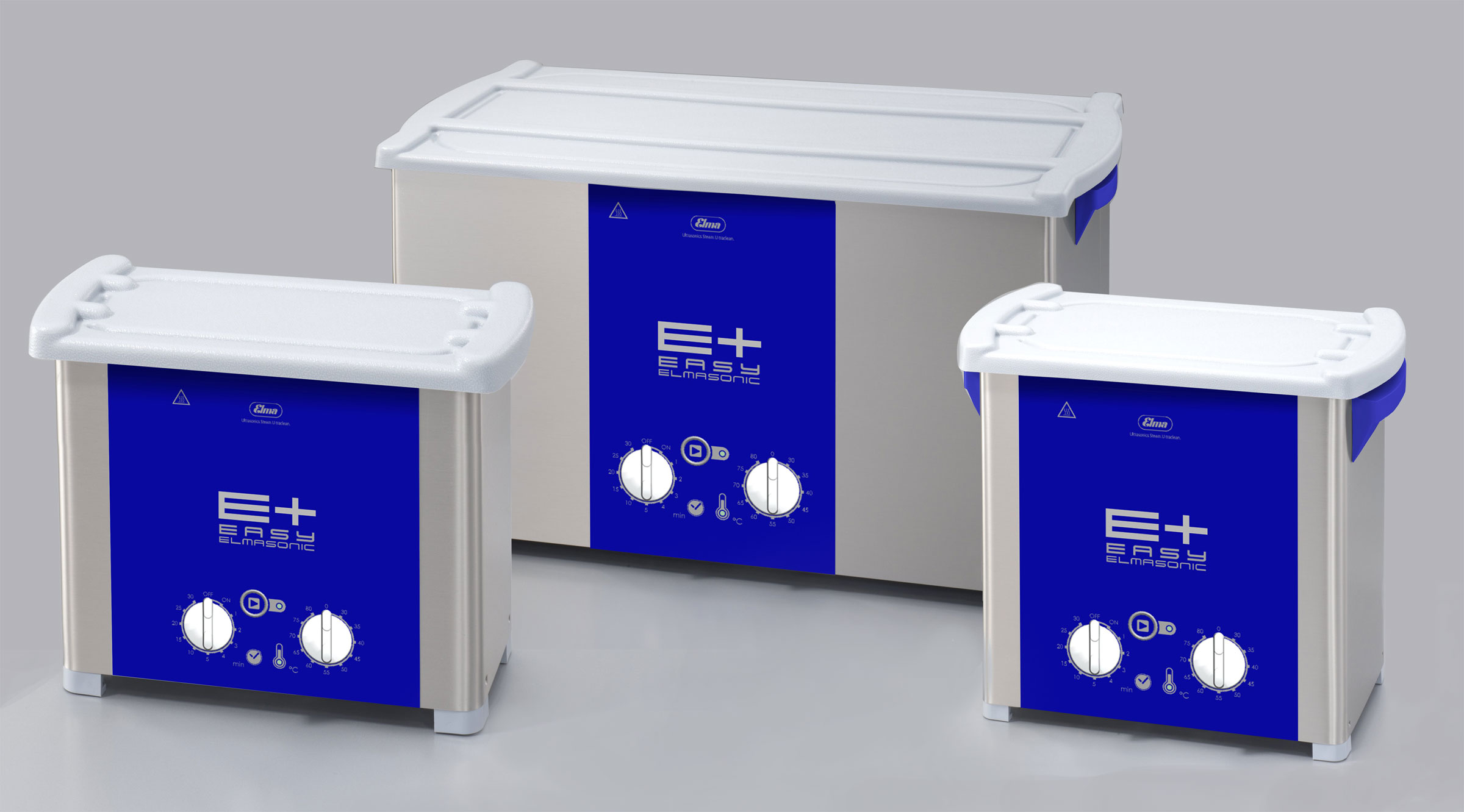 EP60H Ultrasonic Cleaner w/ heat/timer/drain 1.5gl & Cvr - Click Image to Close