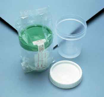 SPECIMEN CUPS 4OZ STERILE INDIVIDUALLY WRAPPED GREEN CP