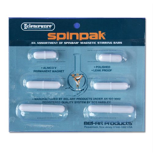 SPINPAK MAGNETIC STIRBARS ROUND W/REMOVABLE PIVOT RINGS - Click Image to Close